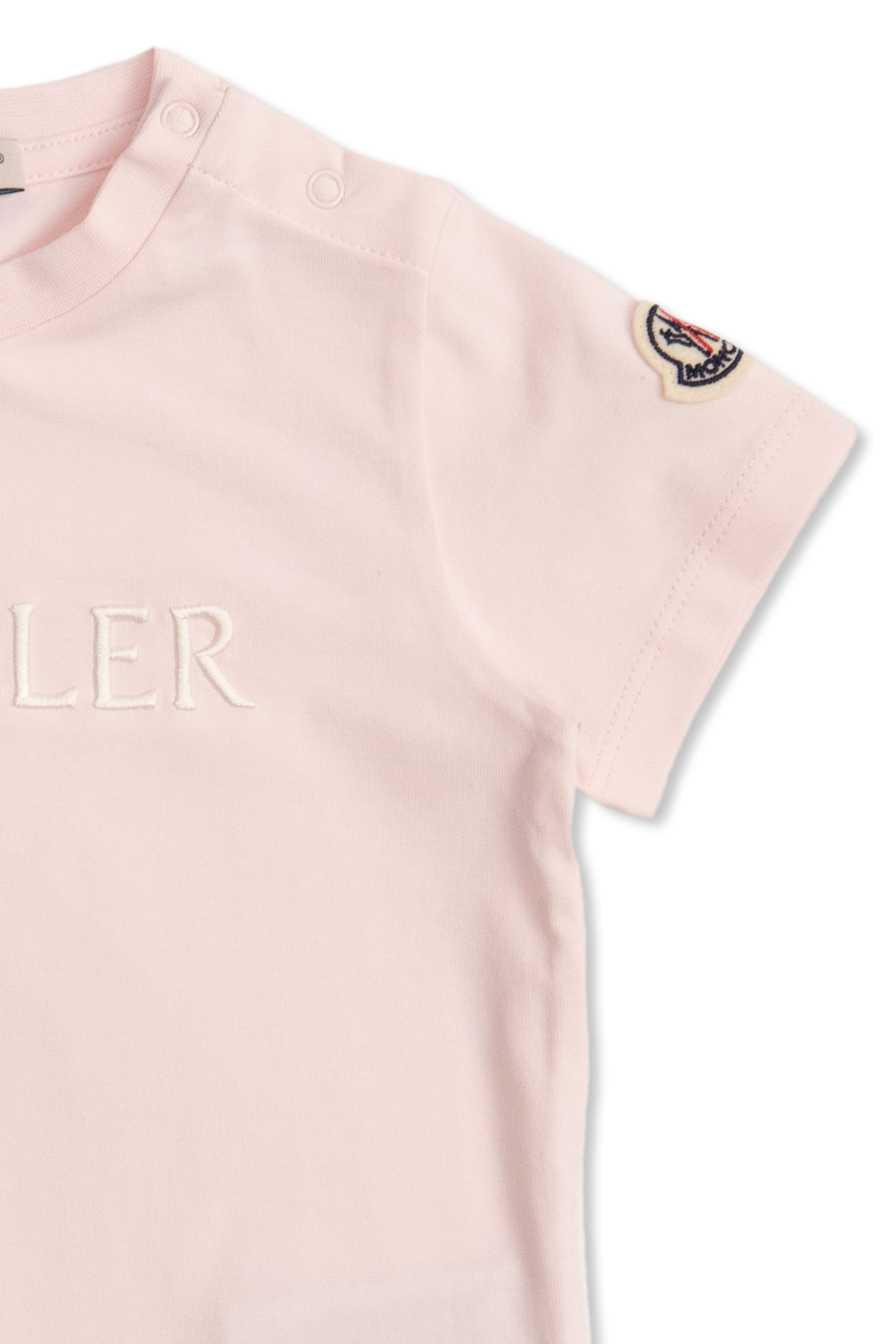 Rosa T shirt with logo Moncler Enfant Vitkac Germany